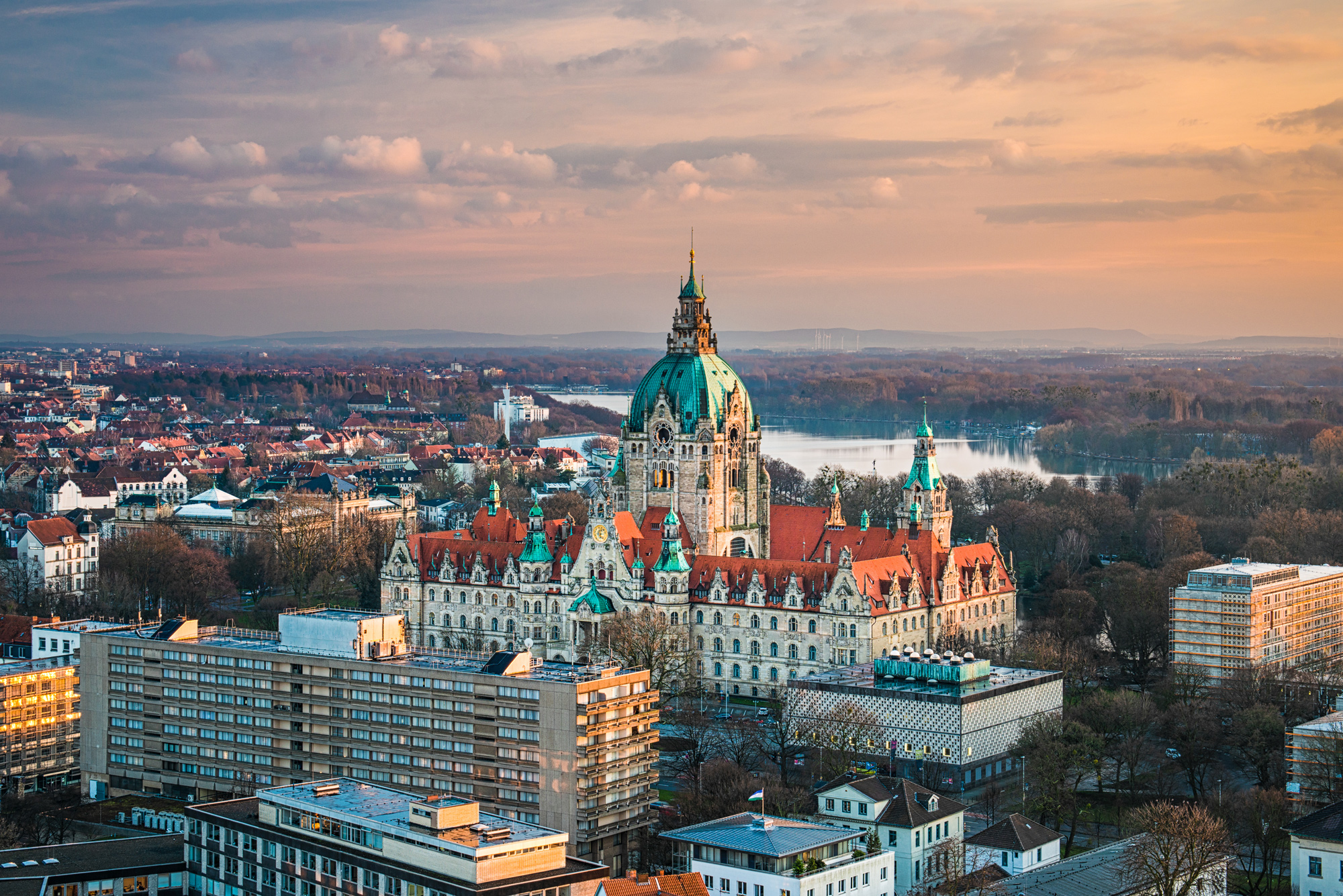 Rathaus in Hannover, Deutschland